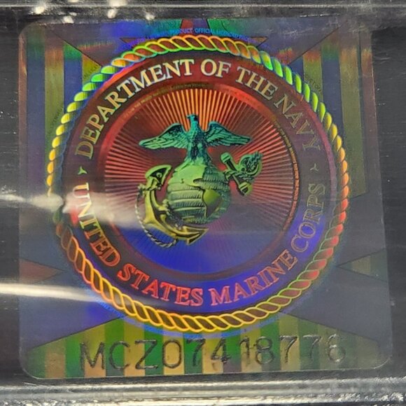 United States Marine Corps Sergeant Metal License Plate Frame (Licensed Product) - Picture 2 of 2